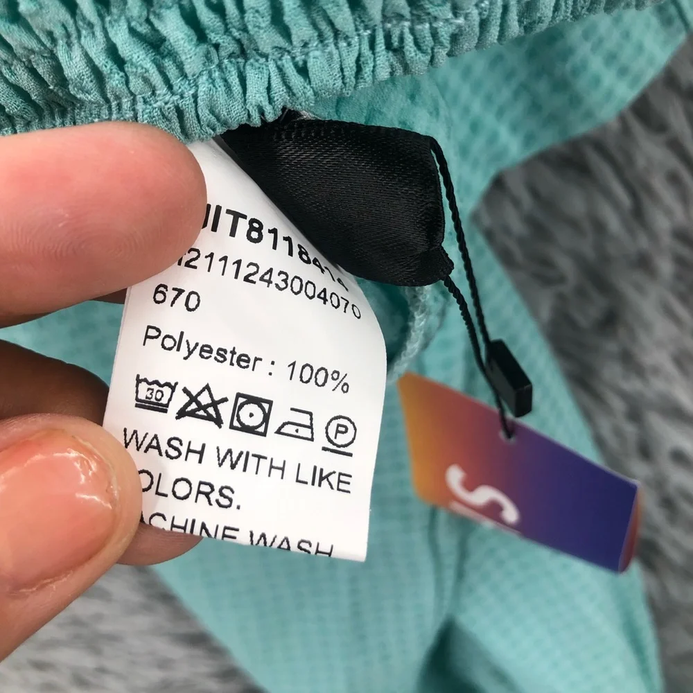 Shein Crop Top Womens 2XL Curve Blue Bustier Square Neck Lace Balloon Sleeve - Picture 10 of 10